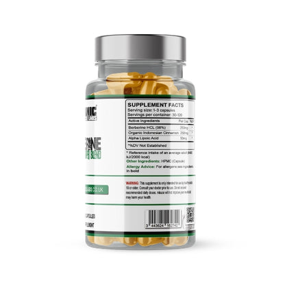 MML Berberine Plus Blend 550mg 120 Vegan Capsules