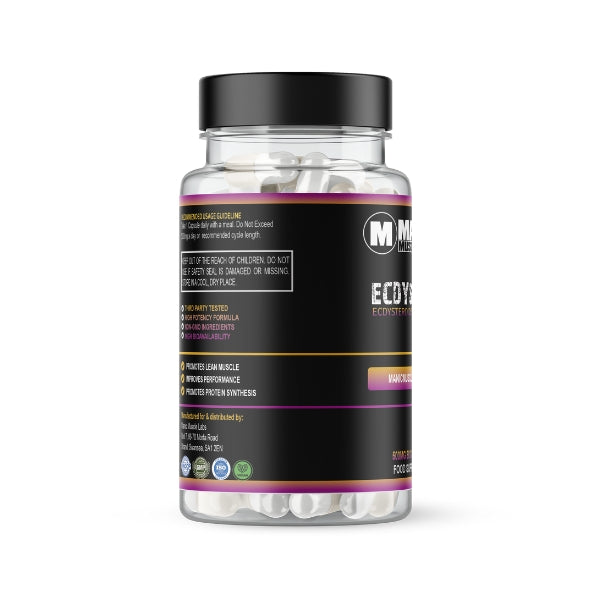 Manic Muscle Labs Ecdysdrol 500mg 90 Vegan Capsules