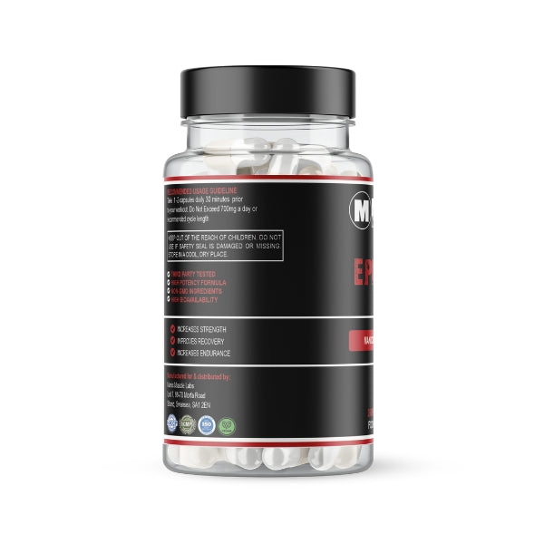 EpiDrive Natural Anabolic Supplement 350mg 90 Capsules