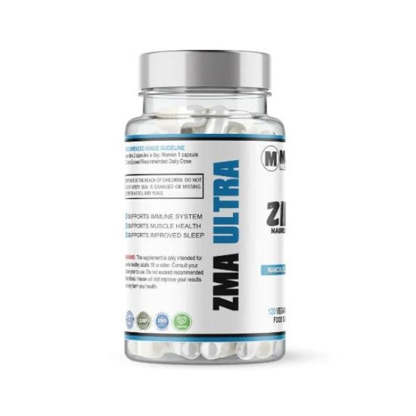 MML ZMA ULTRA Zinc, Magnesium & B6 120 Vegan Capsules